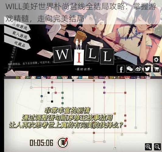 WILL美好世界朴尚君线全结局攻略：掌握游戏精髓，走向完美结局