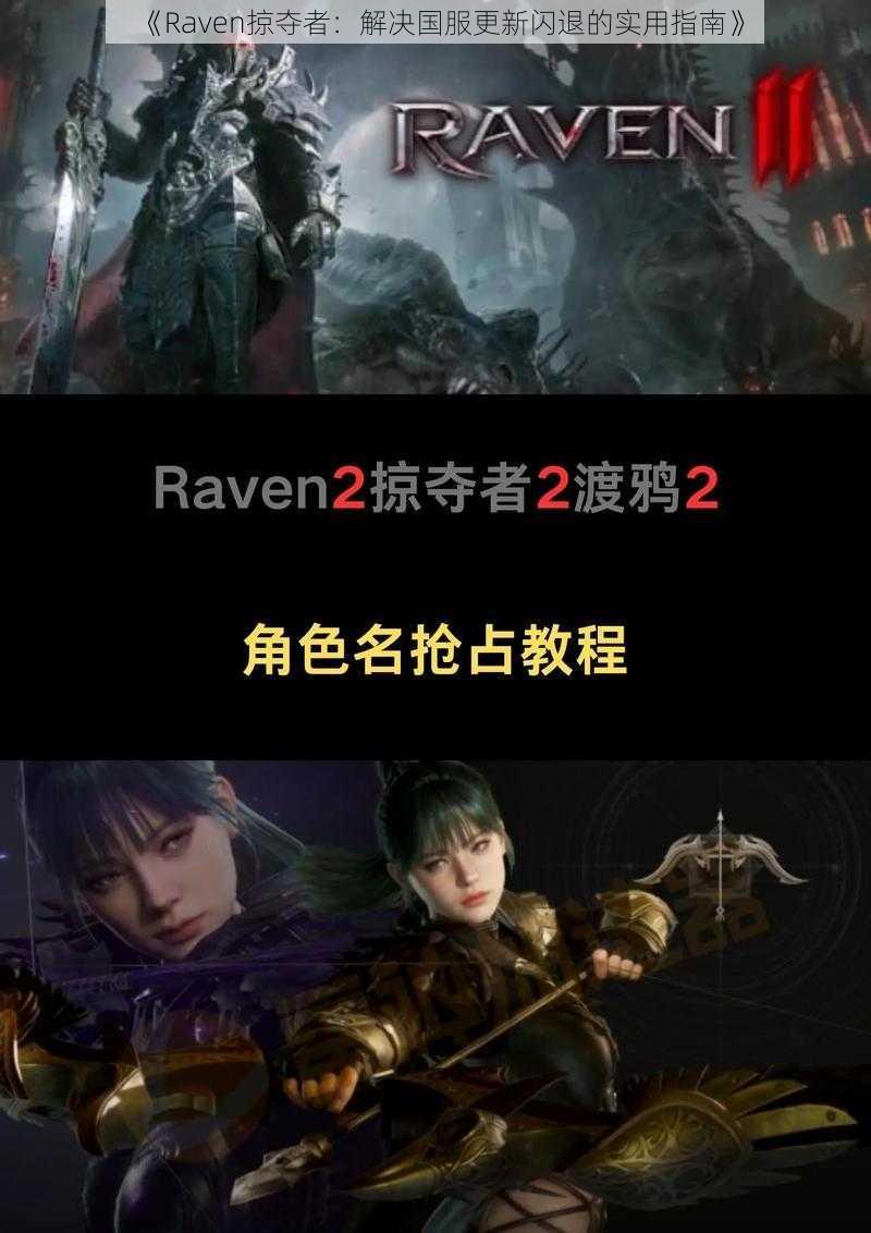 《Raven掠夺者：解决国服更新闪退的实用指南》